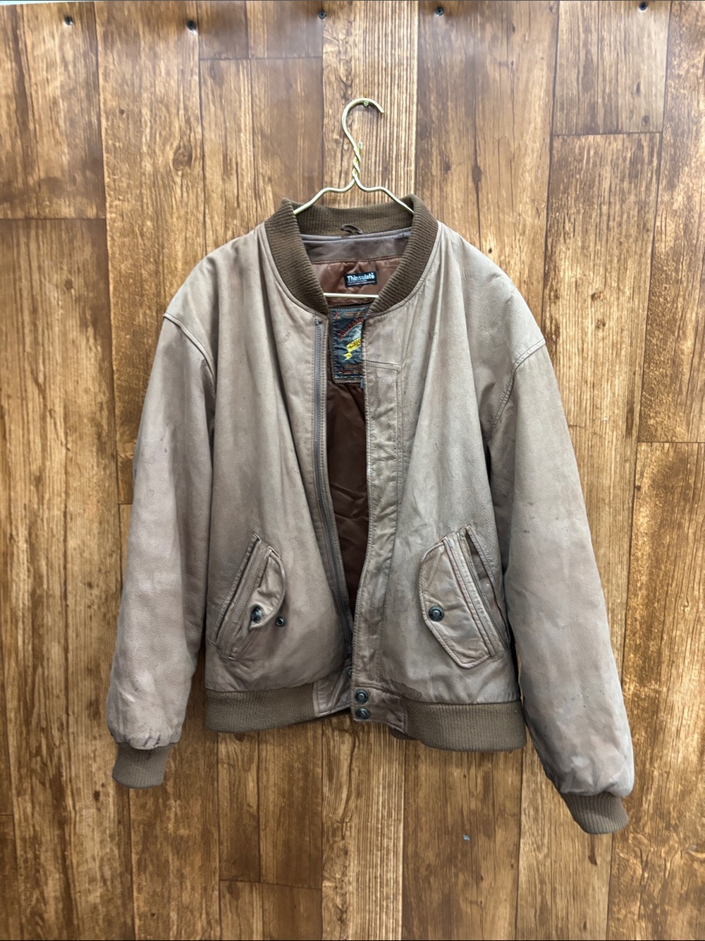 Thinsulate Adventure Bound Men’s Brown Bomber Jacket